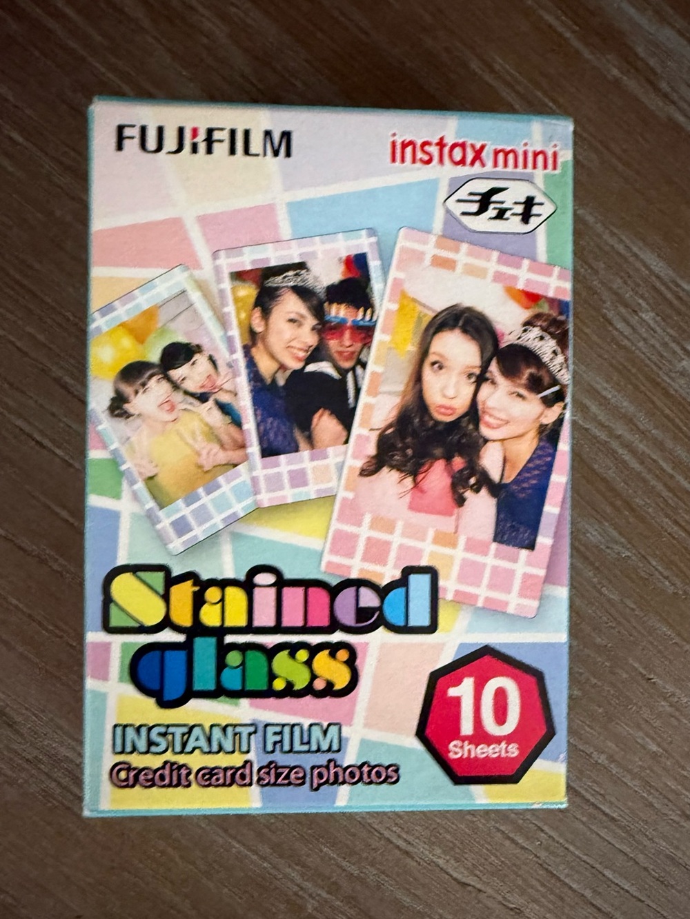 Fujifilm Instax Mini Stained Glass Film 10 Sheets Unopened Rare